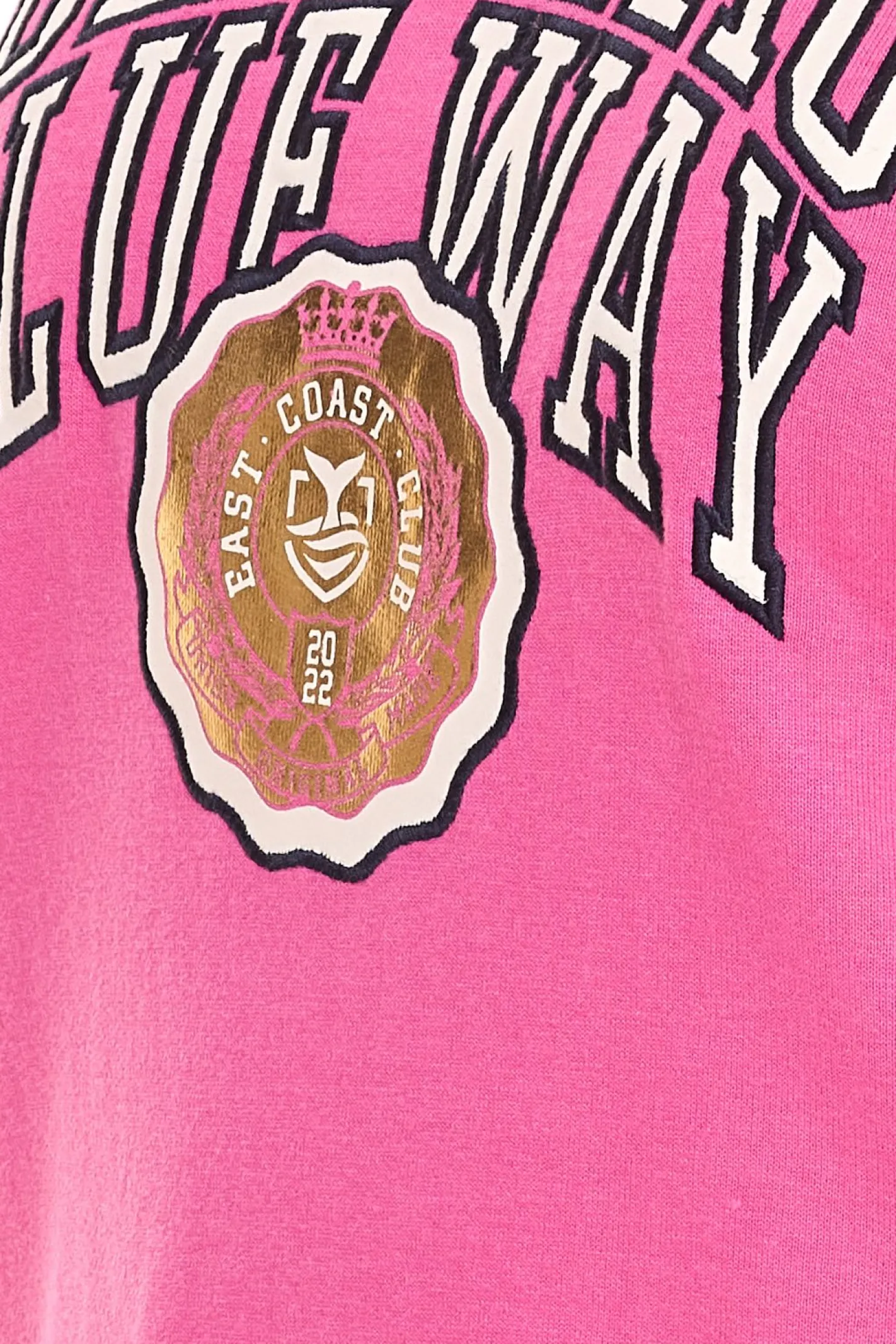 Sweater & Pullover*DELMAO 2er Sparpack Cropped Sweater verkürzt geschnittener Damen Baumwoll-Pullover 42556633 Pink