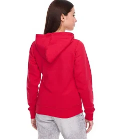 Große Größen|Sweater & Pullover*Elevate 2er Sparpack Theron Damen Sweat-Jacke mit 240 g/m2 Baumwoll-Sweater Kapuzen-Pullover Hoodie 3823025 Rot