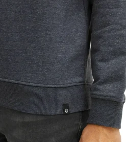 Pullover & Sweater*INDICODE 2er Sparpack Forzo Herren Baumwoll-Hoodie nachhaltiger Kapuzen-Sweater mit großem Frontprint 55-581MM in Grau, Navy oder Schwarz