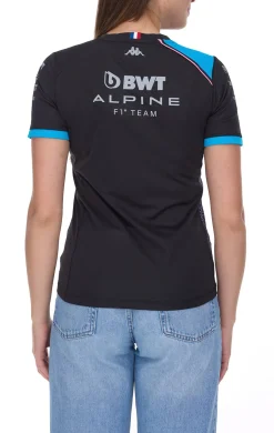 Tops & T-Shirts*Kappa 2er Sparpack X ALPINE Formel 1 F1 Damen T-Shirt mit HYDRO WAY PROTECTION-Technologie Kurzarm-Shirt 351G58W AF1 A12 Schwarz