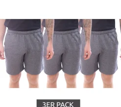 Shorts & Bermudas|Jogginghosen & Fitnessmode*NIKE 3er Sparpack Park 20 Fleece Short Herren Baumwoll-Shorts Sport-Hose Fitness-Short CW6910-071 Grau