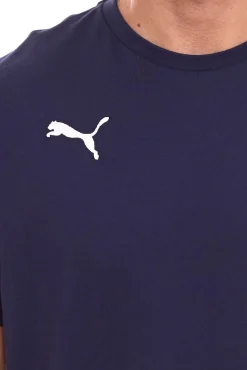 T-Shirts & Tank Tops*PUMA 6er Sparpack TeamGOAL 23 Casual Herren Baumwoll-Shirt mit Logo-Stickerei schlichtes T-Shirts 656578 Schwarz, Navy oder Gelb