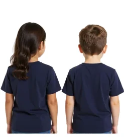 T-Shirts & Tank Tops*PUMA 2er Sparpack TeamGoal 23 Jungen & Mädchen Sport-Shirt Baumwoll-Shirt mit Logo-Patch T-Shirt 656709 06 Dunkelblau