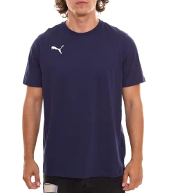 T-Shirts & Tank Tops*PUMA 2er Sparpack TeamGoal 23 Casual Herren T-Shirt mit Logo-Stickerei Baumwoll-Shirt Fußball 656578 Schwarz, Navy, Grau, Hellblau, Weiß, Rot, Gelb oder Grün