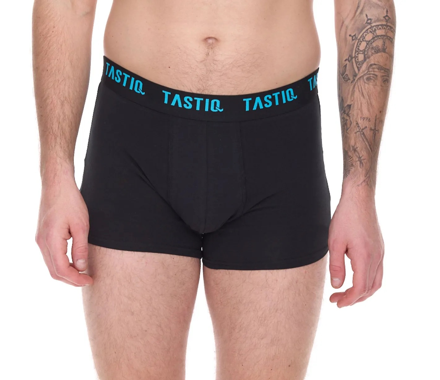 Unterwäsche|Boxershorts*TASTIQ 15er Sparpack Herren Boxershorts mit Pizza- / US-Dollar- oder Müsli-Print Baumwoll-Unterhose in Geschenkbox Unterwäsche Tas/1/BCX3 Schwarz/Blau/Grün/Gelb Cerealien-Set