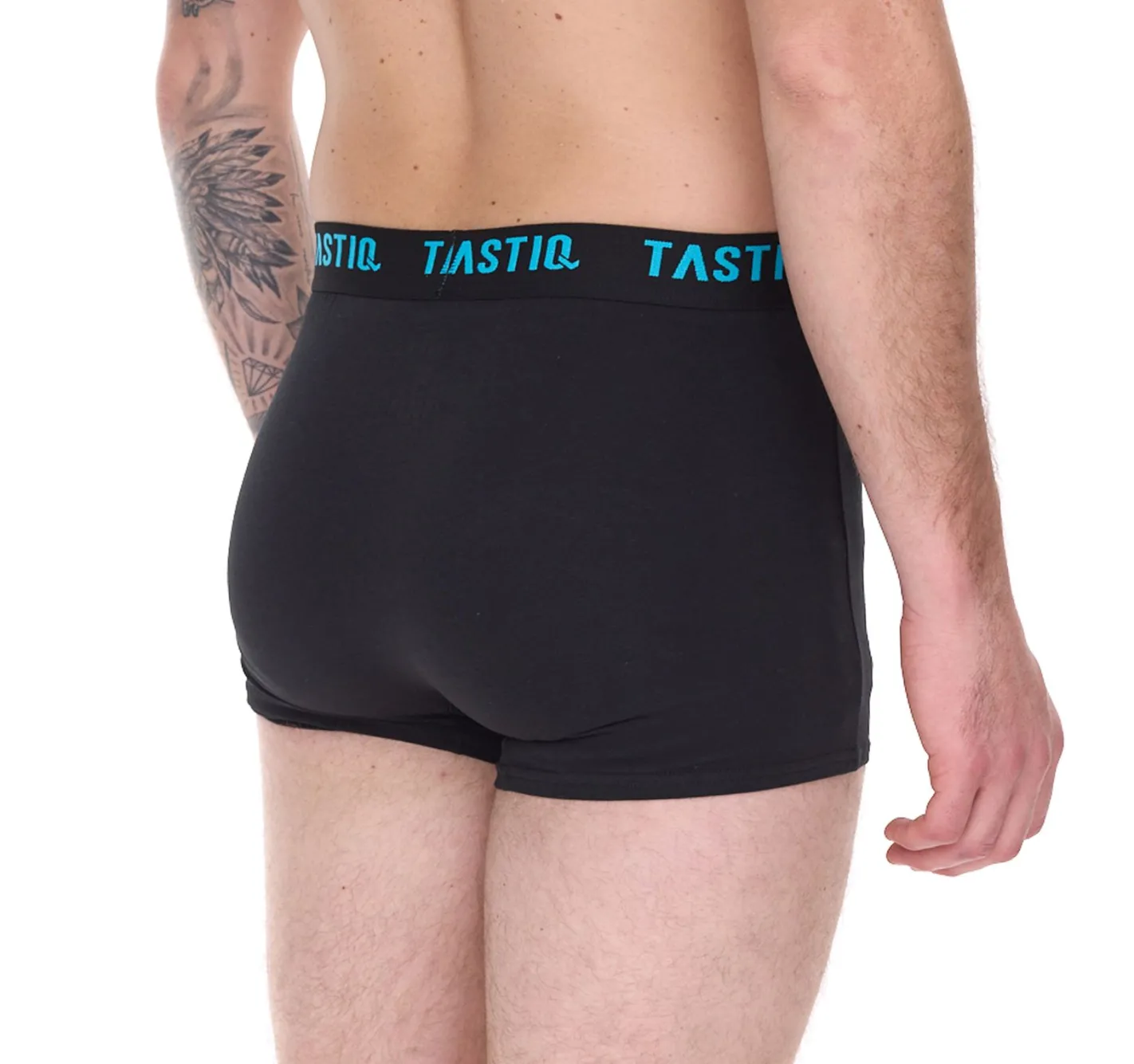 Unterwäsche|Boxershorts*TASTIQ 15er Sparpack Herren Boxershorts mit Pizza- / US-Dollar- oder Müsli-Print Baumwoll-Unterhose in Geschenkbox Unterwäsche Tas/1/BCX3 Schwarz/Blau/Grün/Gelb Cerealien-Set