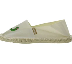 Pantoffeln & Hausschuhe*Espadrij Classic Brode Damen Pantoffeln modische Sommer-Schuhe mit Kaktus-Print Beige