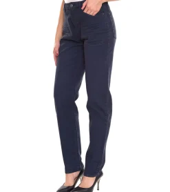 Hosen & Jeans*ESPRIT Damen nachhaltige High Waist Jeans aus Bio-Baumwolle Denim-Hose im 5-Pocket Style 010EE1B315 400 Blau
