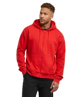 Pullover & Sweater*European League Of Football Blanko Zip Hoodies tomate