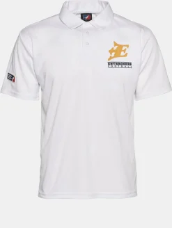 Poloshirts & Blusen|Hemden & Poloshirts*European League Of Football Fehérvár Enthroners PoloShirts leuchtend weiß