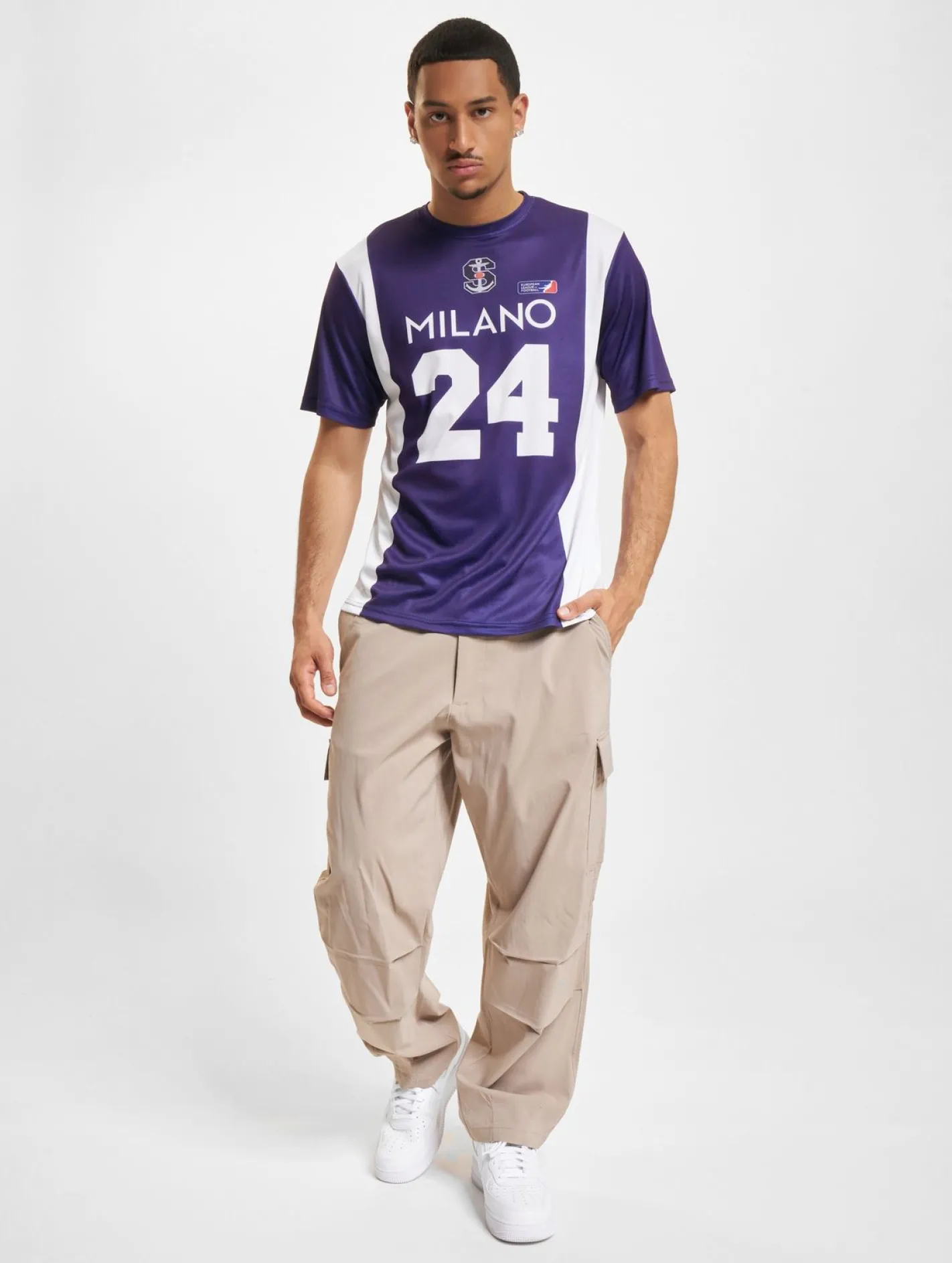 Tops & T-Shirts|T-Shirts & Tank Tops*European League Of Football Milano Seamen 1 Trikots blau