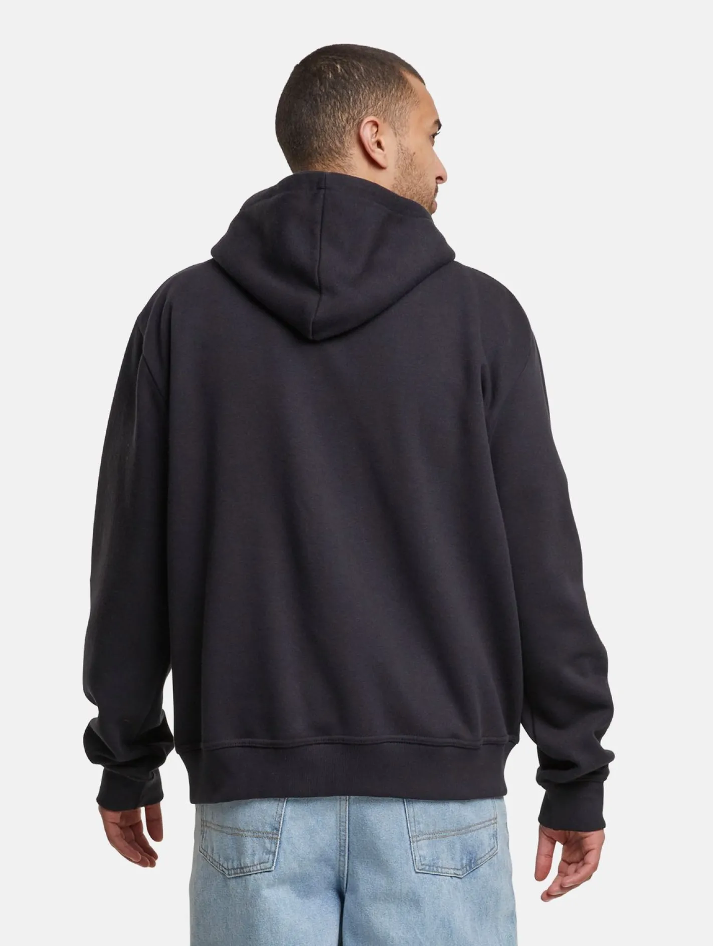 Pullover & Sweater*European League Of Football Blanko Zip Hoodies tiefschwarz