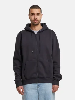 Pullover & Sweater*European League Of Football Blanko Zip Hoodies tiefschwarz