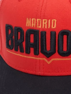Caps & Mützen*European League Of Football Madrid Bravos Snapback Caps NOS 25 tomatenbraun/tiefschwarz