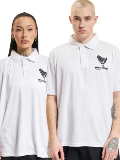 Poloshirts & Blusen|Hemden & Poloshirts*European League Of Football Raiders Tirol PoloShirts leuchtend weiß