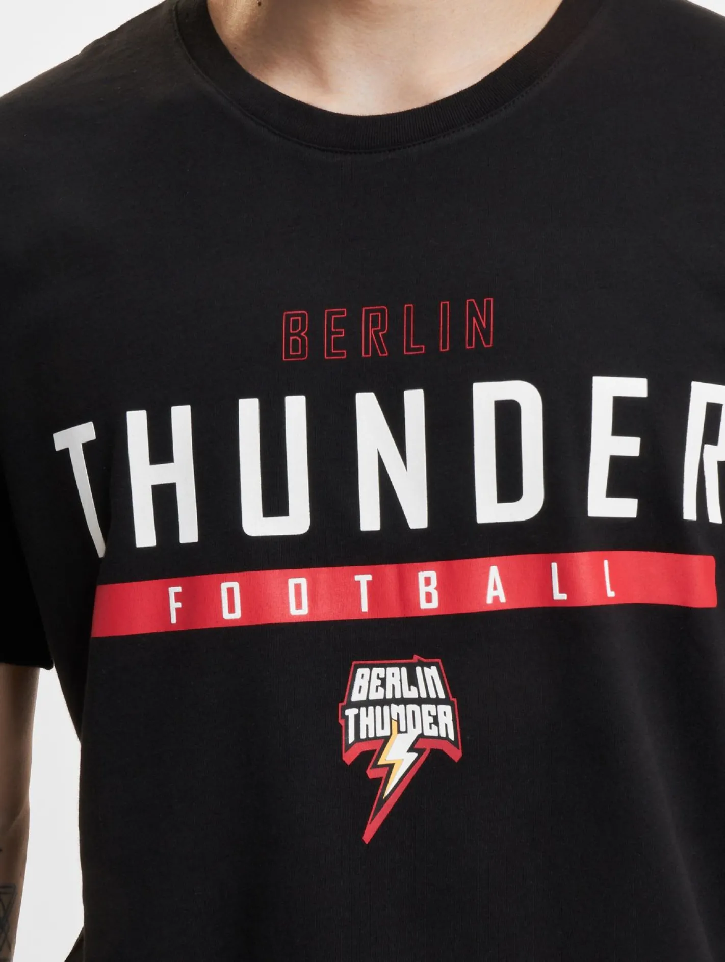 Tops & T-Shirts|T-Shirts & Tank Tops*European League Of Football Berlin Thunder Identity T-Shirt schwarz
