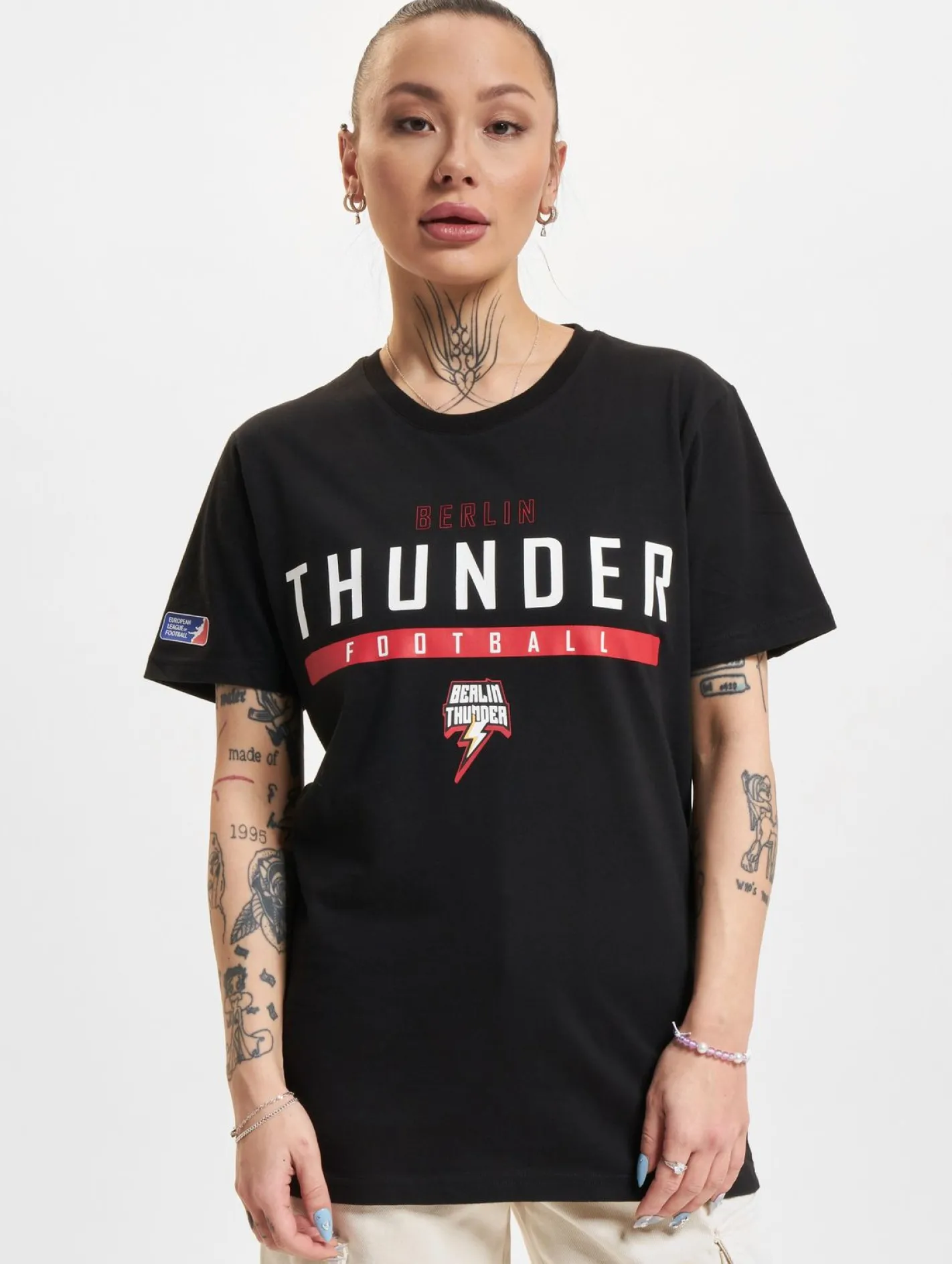 Tops & T-Shirts|T-Shirts & Tank Tops*European League Of Football Berlin Thunder Identity T-Shirt schwarz