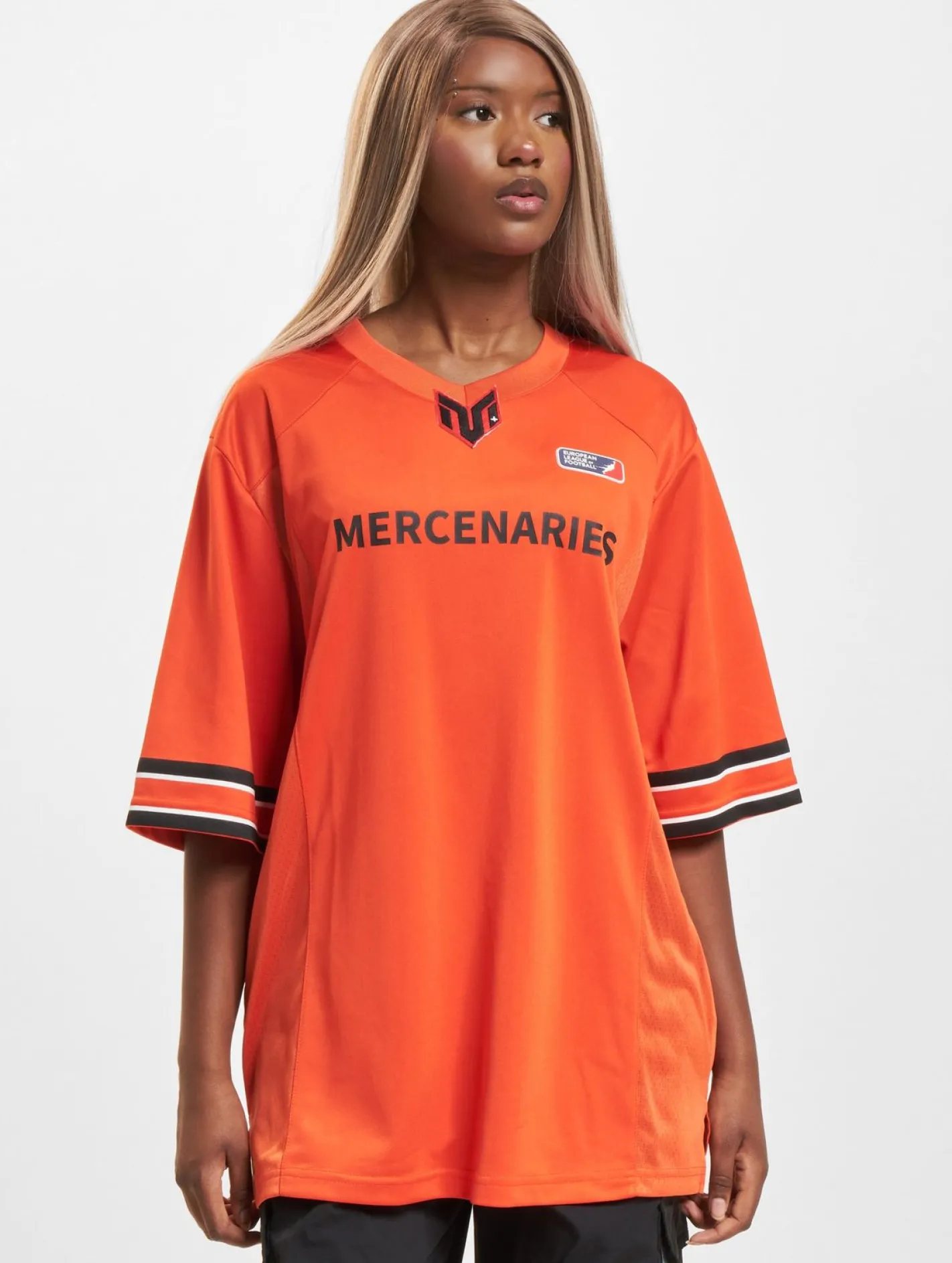 Tops & T-Shirts|T-Shirts & Tank Tops*European League Of Football Helvetic Mercenaries 3 Trikots rot