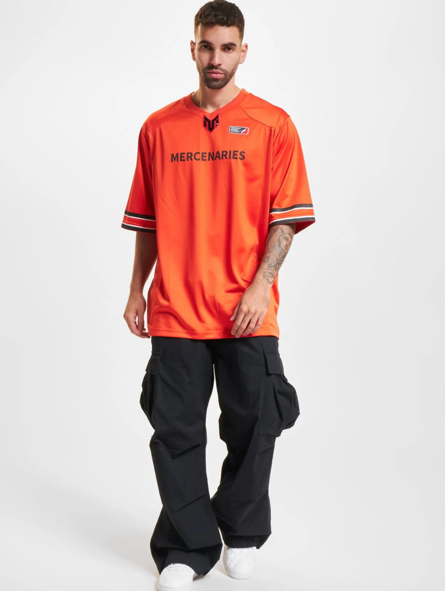 Tops & T-Shirts|T-Shirts & Tank Tops*European League Of Football Helvetic Mercenaries 3 Trikots rot