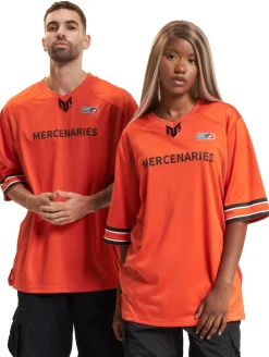 Tops & T-Shirts|T-Shirts & Tank Tops*European League Of Football Helvetic Mercenaries 3 Trikots rot