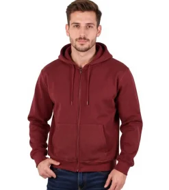 Pullover & Sweater*European League Of Football Blanko Zip Hoodies zinfandel