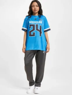 Große Größen|Fitnessmode & Jogginghosen*European League Of Football Panthers Wroclaw Jogginghosen anthrazit