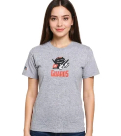 Große Größen|Tops & T-Shirts*European League Of Football Helvetic Guards 3 T-Shirts grau meliert