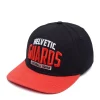 Caps & Mützen*European League Of Football Helvetic Guards Snapback Caps tiefschwarz/tomatenfarben
