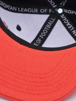 Caps & Mützen*European League Of Football Helvetic Guards Snapback Caps tiefschwarz/tomatenfarben