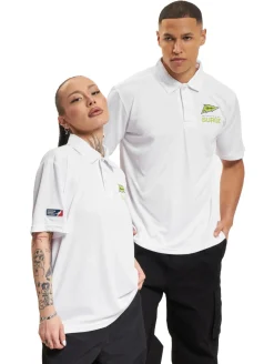 Poloshirts & Blusen|Hemden & Poloshirts*European League Of Football Stuttgart Surge PoloShirts leuchtend weiß