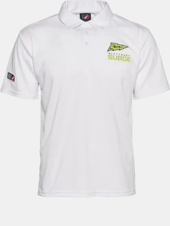 Poloshirts & Blusen|Hemden & Poloshirts*European League Of Football Stuttgart Surge PoloShirts leuchtend weiß