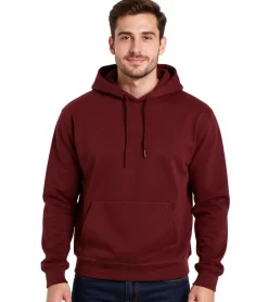 Große Größen|Pullover & Sweater*European League Of Football Blanko Hoodies Zinfandel