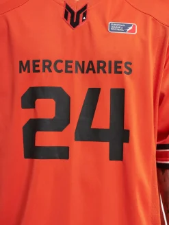 Große Größen|Tops & T-Shirts*European League Of Football Helvetic Mercenaries 2 Trikots rot