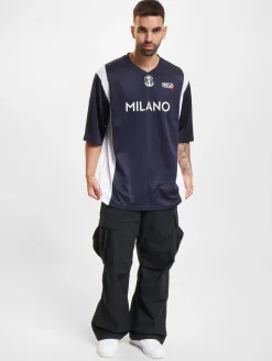 Tops & T-Shirts|T-Shirts & Tank Tops*European League Of Football Milano Seamen 3 Trikots blau
