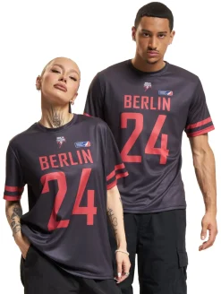 Tops & T-Shirts|T-Shirts & Tank Tops*European League Of Football Berlin Thunder 1 Trikots schwarz