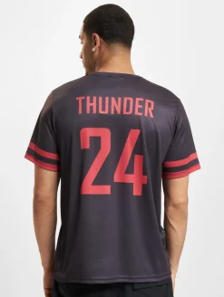 Tops & T-Shirts|T-Shirts & Tank Tops*European League Of Football Berlin Thunder 1 Trikots schwarz