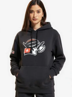 Große Größen|Sweater & Pullover*European League Of Football Helvetic Guards 1 Hoodies schwarz