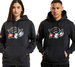 Große Größen|Sweater & Pullover*European League Of Football Helvetic Guards 1 Hoodies schwarz