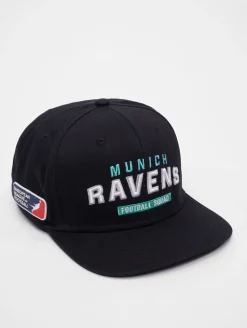 Caps & Mützen*European League Of Football Munich Ravens Snapback Caps tiefschwarz