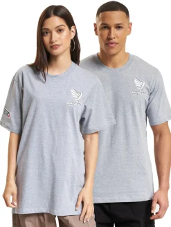 Tops & T-Shirts|T-Shirts & Tank Tops*European League Of Football Raiders Tirol 2 T-Shirt grau meliert