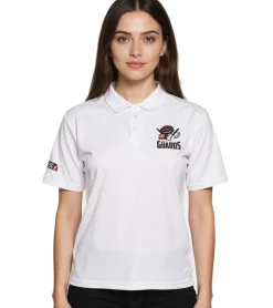 Große Größen|Poloshirts & Blusen*European League Of Football Helvetic Guards PoloShirts leuchtend weiß