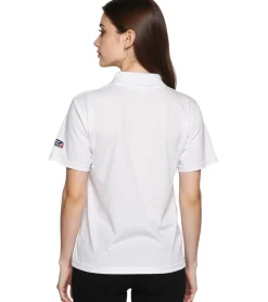 Große Größen|Poloshirts & Blusen*European League Of Football Helvetic Guards PoloShirts leuchtend weiß