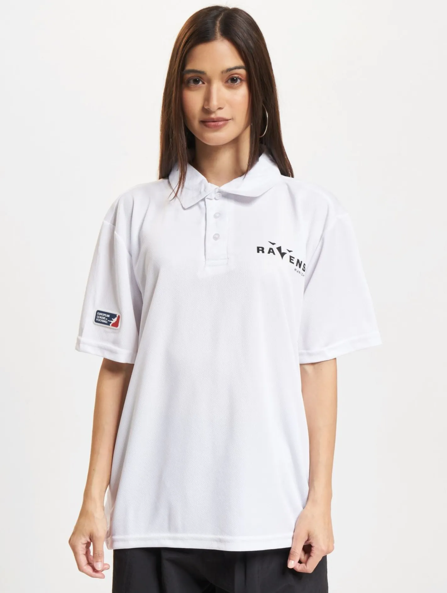 Poloshirts & Blusen|Hemden & Poloshirts*European League Of Football München Ravens PoloShirts bright white