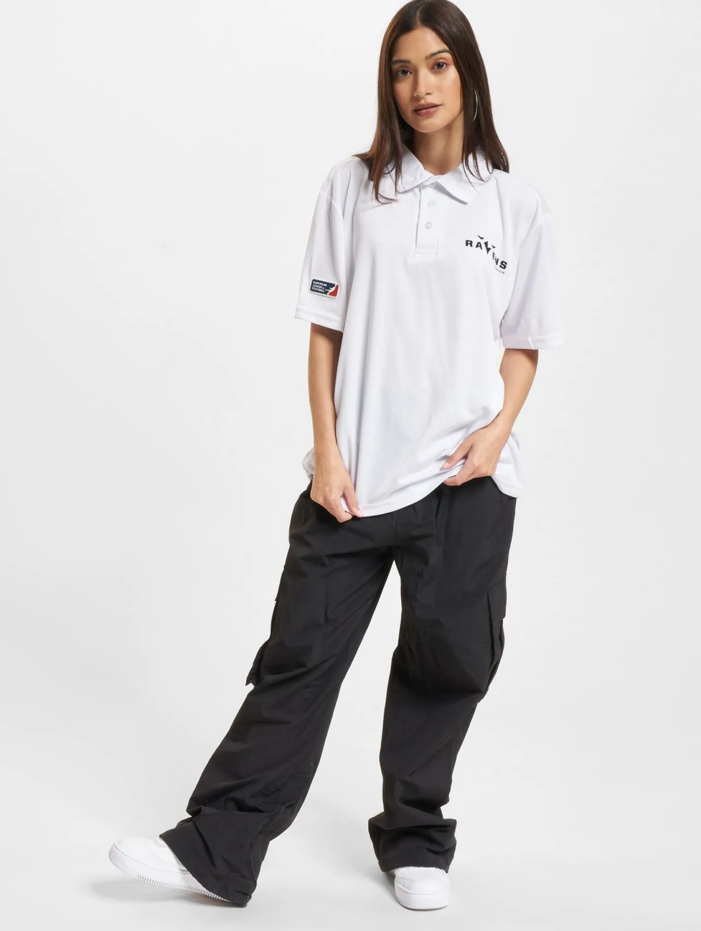 Poloshirts & Blusen|Hemden & Poloshirts*European League Of Football München Ravens PoloShirts bright white