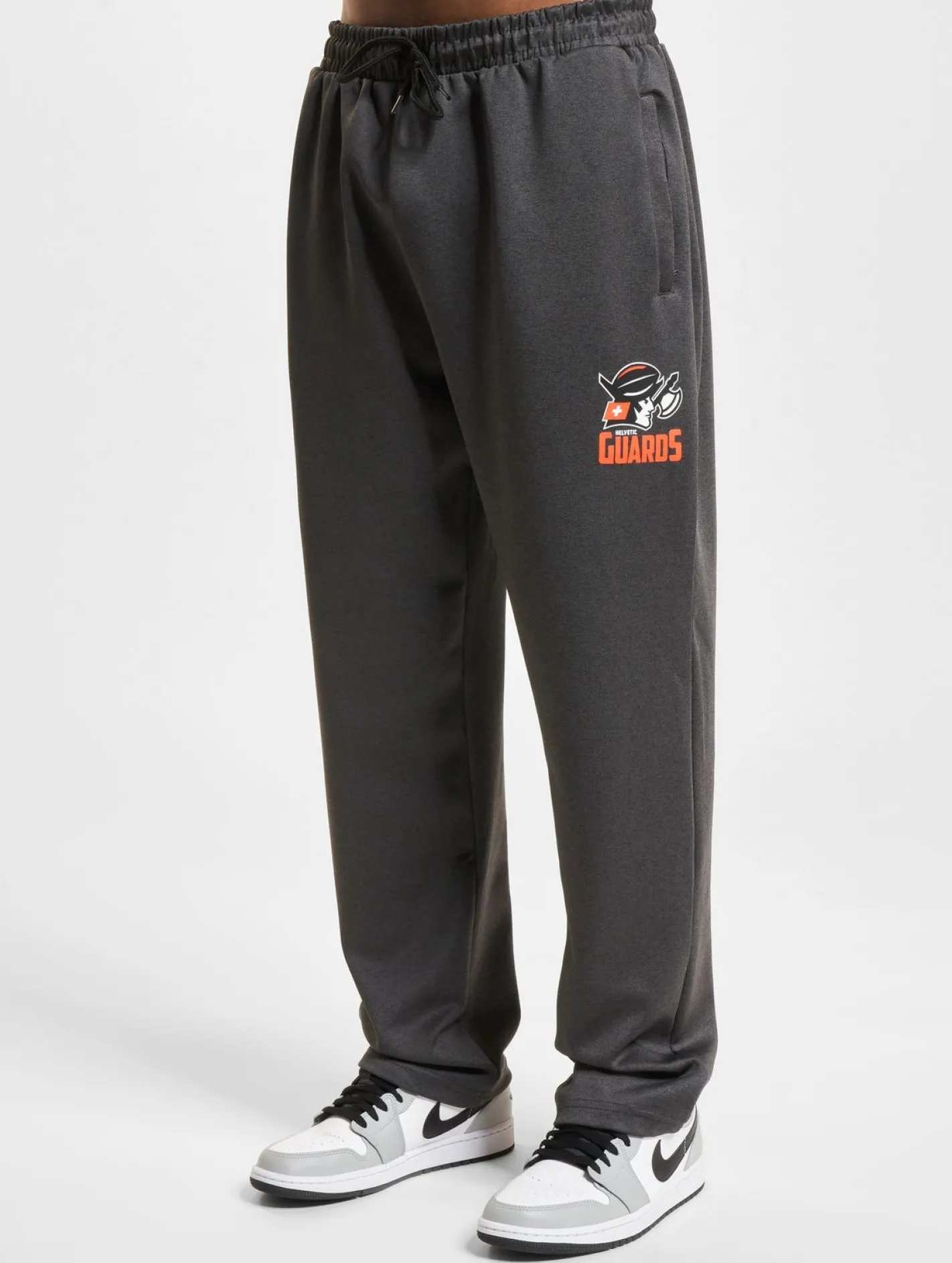 Große Größen|Fitnessmode & Jogginghosen*European League Of Football Helvetic Guards Jogginghosen anthrazit