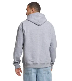 Große Größen|Pullover & Sweater*European League Of Football Blanko Hoodies grau meliert