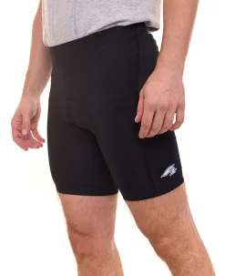 Sportunterbekleidung|Radsport*F2 Race Herren Fahrrad-Hose mit Rückentasche Mountainbike-Hose mit High-Performance-Sitzpad Radler-Hose 6557 2038 Schwarz