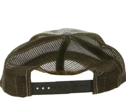 Caps & Mützen*BioworldMerch FALL OUT BOY alternative Rockband Baseball-Cap mit Logo Stickerei Trucker-Cap Camouflage TC104185FOB Grün/Braun