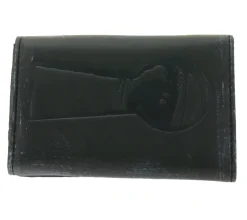 Portemonnaies & Geldbörsen*BioworldMerch FALL OUT BOY Leder-Geldbörse mit Logo-Motiv Metalldruckknöpfen und Kette Rockiger Gothic-Style LW103557FOB0 Schwarz/Weiß