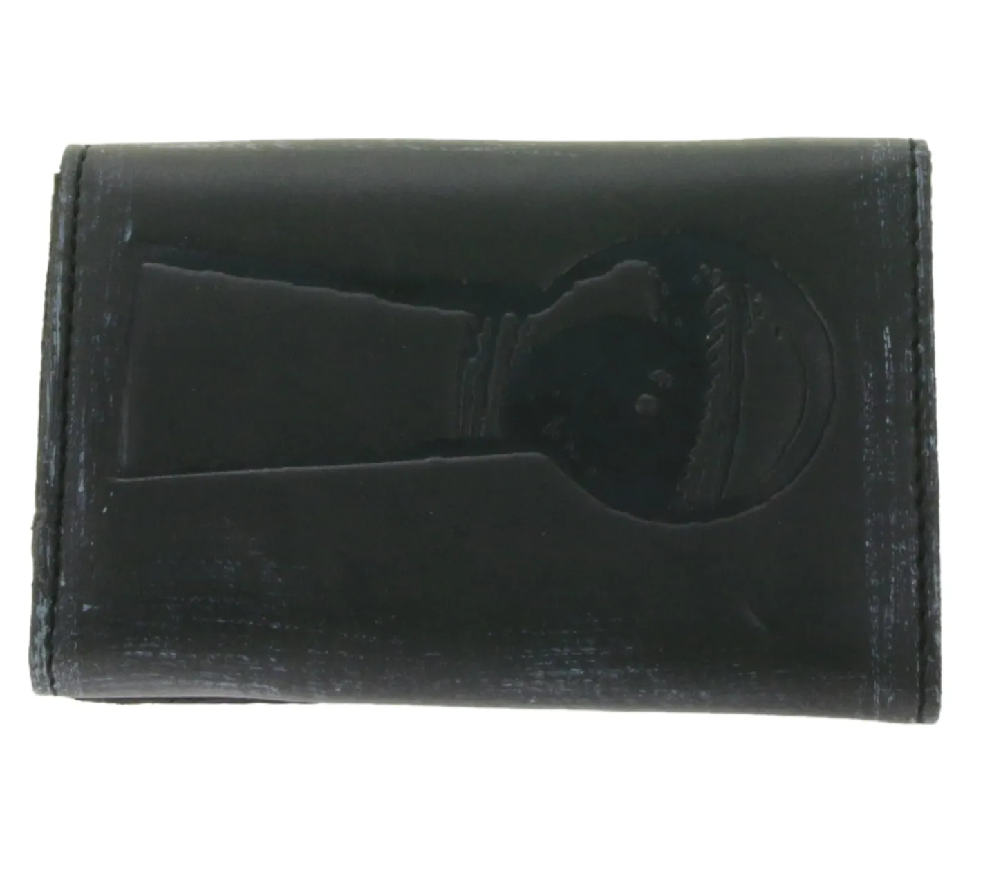 Portemonnaies & Geldbörsen*BioworldMerch FALL OUT BOY Leder-Geldbörse mit Logo-Motiv Metalldruckknöpfen und Kette Rockiger Gothic-Style LW103557FOB0 Schwarz/Weiß